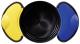 Corbeille de tri sélectif modulaire 25l - noir / bleu / jaune,image 10